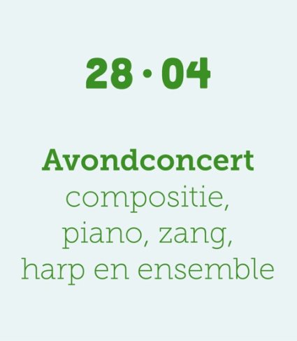 Avondconcert 28/04