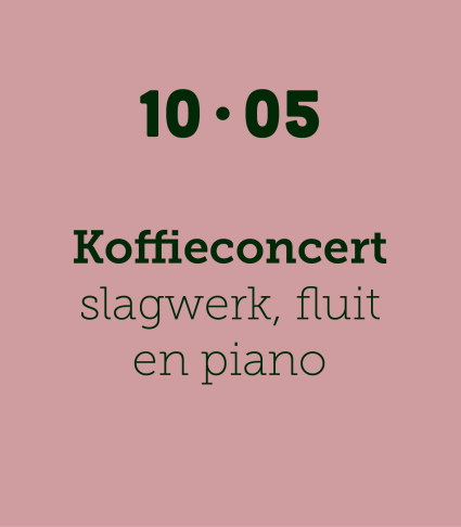 Koffieconcert 10/05