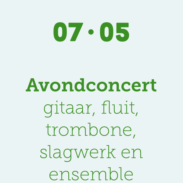 Avondconcert 07/05