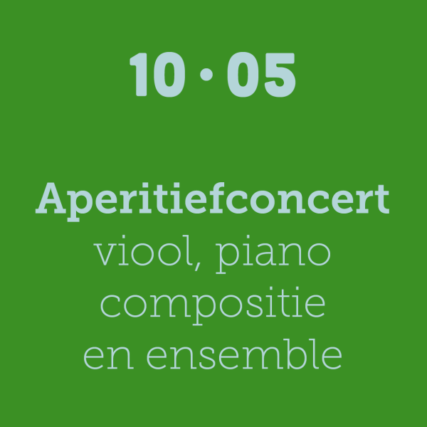 Aperitiefconcert 10/05